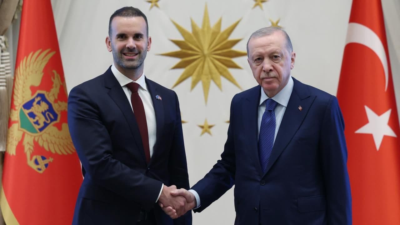 Cumhurbaşkanı Erdoğan, Karadağ Başbakanı Spajić’i Ankara’da Kabul Etti